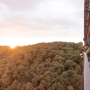 Sundowner auf dem Brückensteig