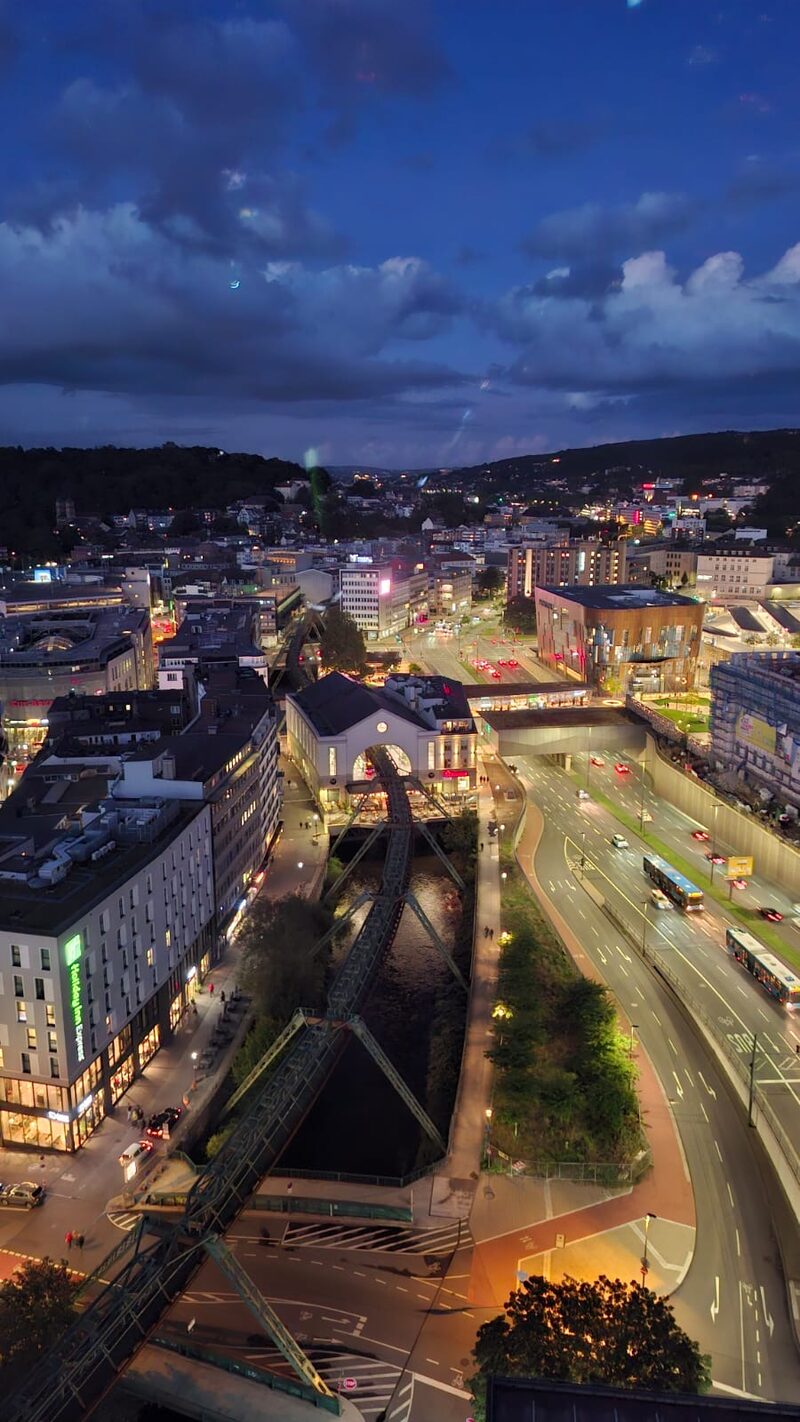 Der Blick vom Sparkassenturm auf die Nacht im September 2024_Foto WMG
