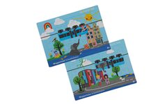 Kopfgrafik Kinderpuzzle mit zwei Motiven_Foto monhof