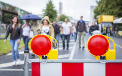 Sperrung Straße wegen Veranstaltung