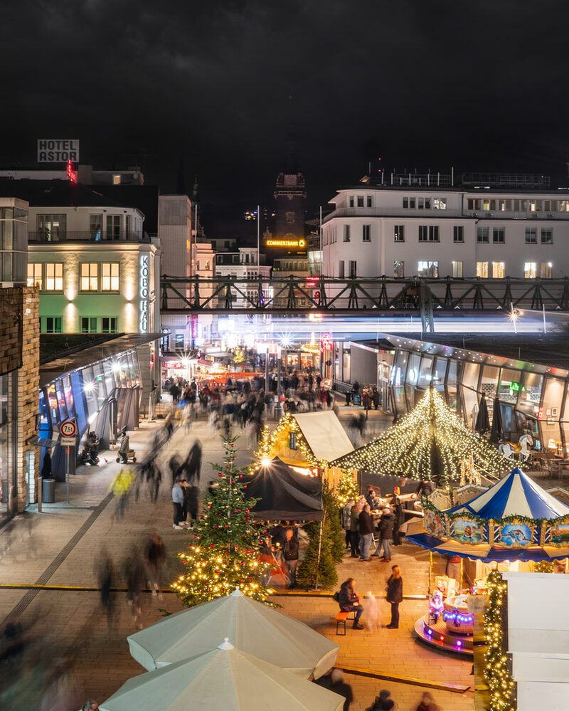 Weihnachtlicher Hauptbahnhof