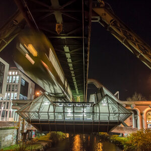 Die Schwebebahn an der Ohligsmühle