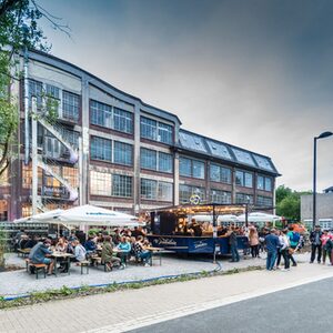 Nordbahntrasse am Bahnhof Blo